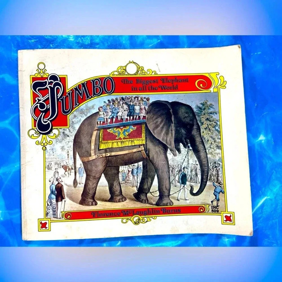 JUMBO: The Biggest Elephant in All The World Book. Vintage. - Picture 1 of 11